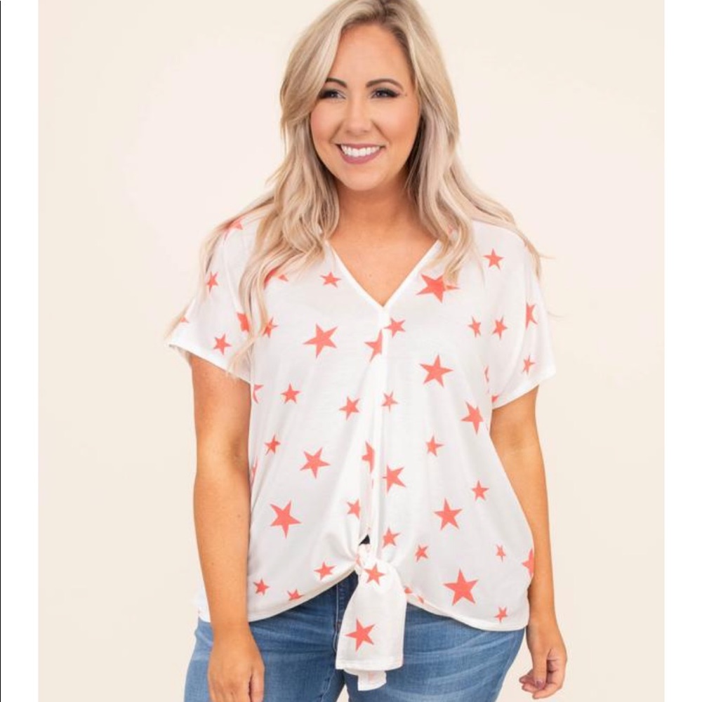 💖🆕Tie in front T-shirt